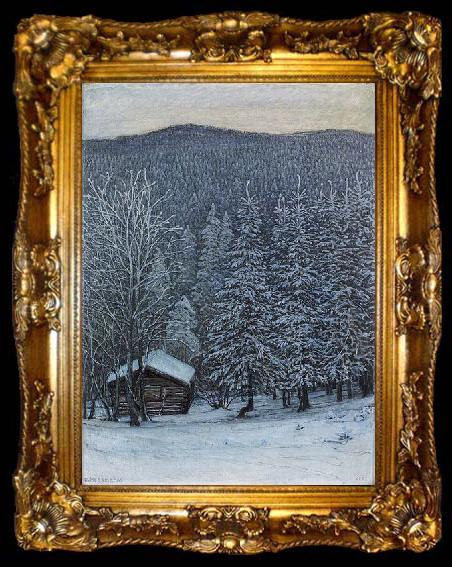 framed  Otto Hesselbom Dusk, ta009-2